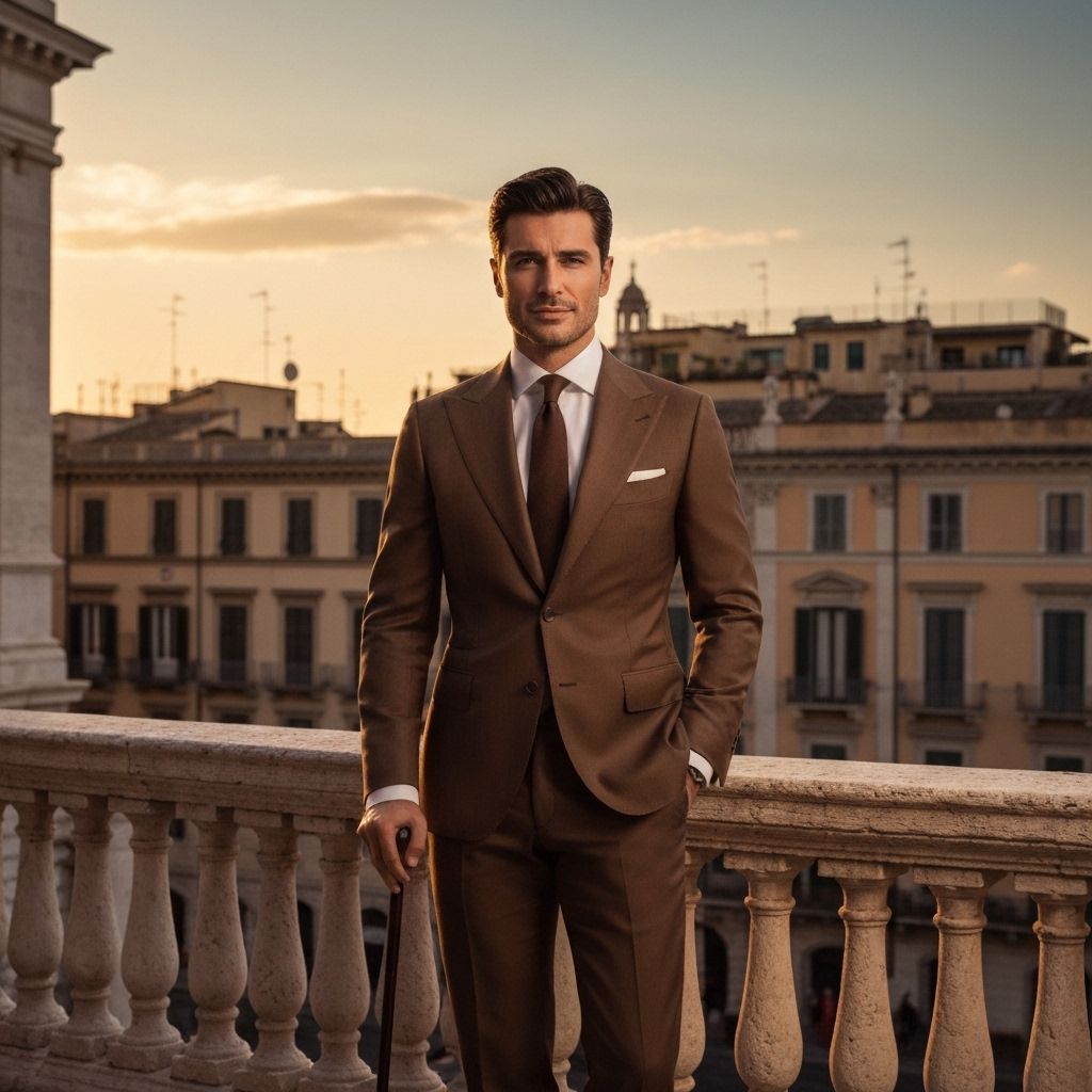 Traje Italiano Café