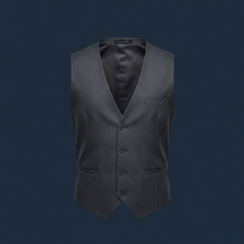 Traje Tres Piezas Carbón