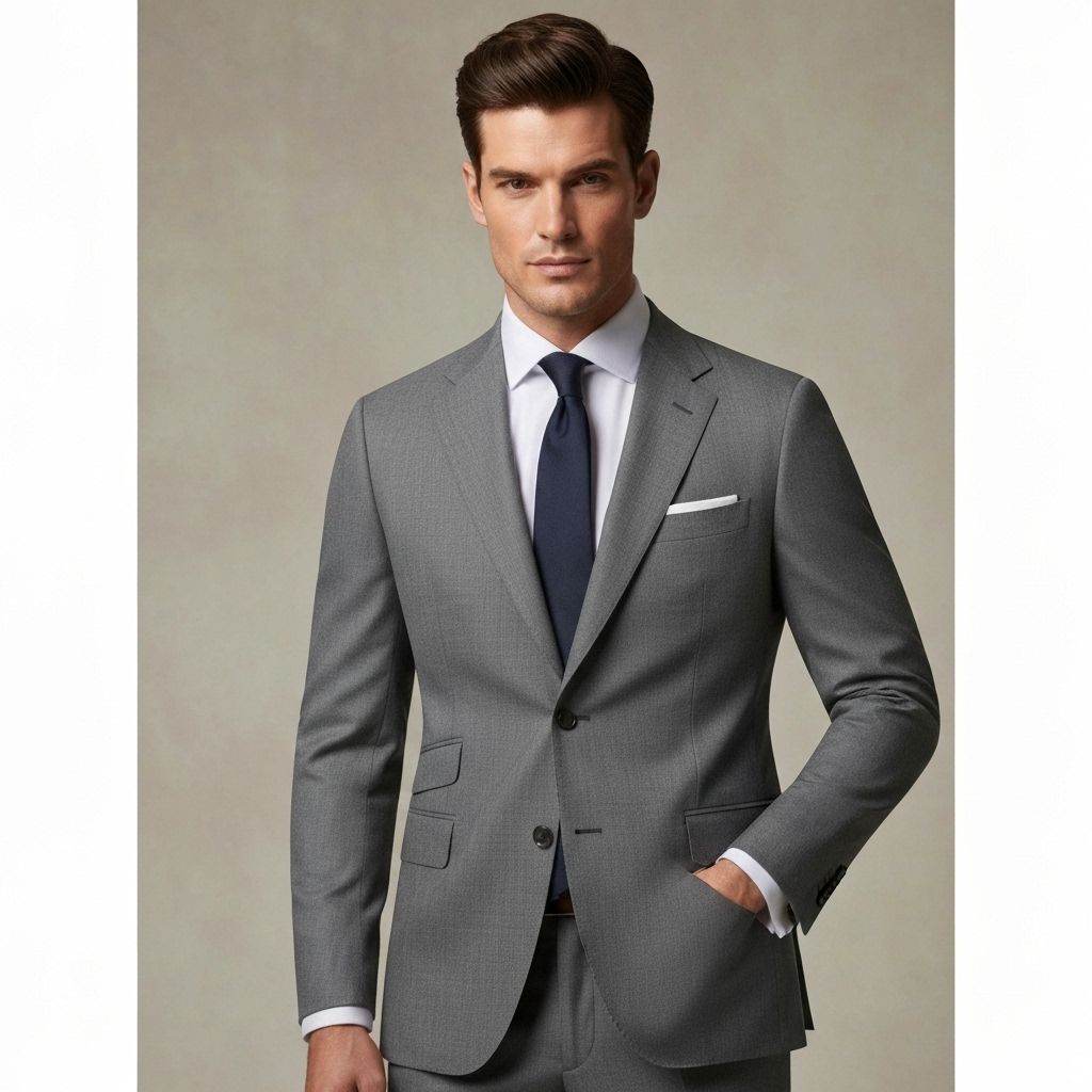 Traje Gris Oxford