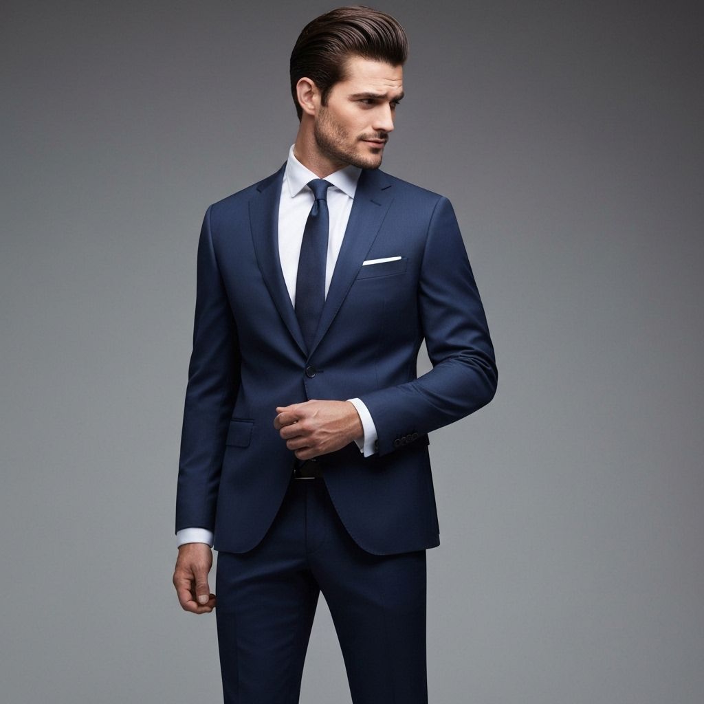 Traje Slim Fit Azul Marino