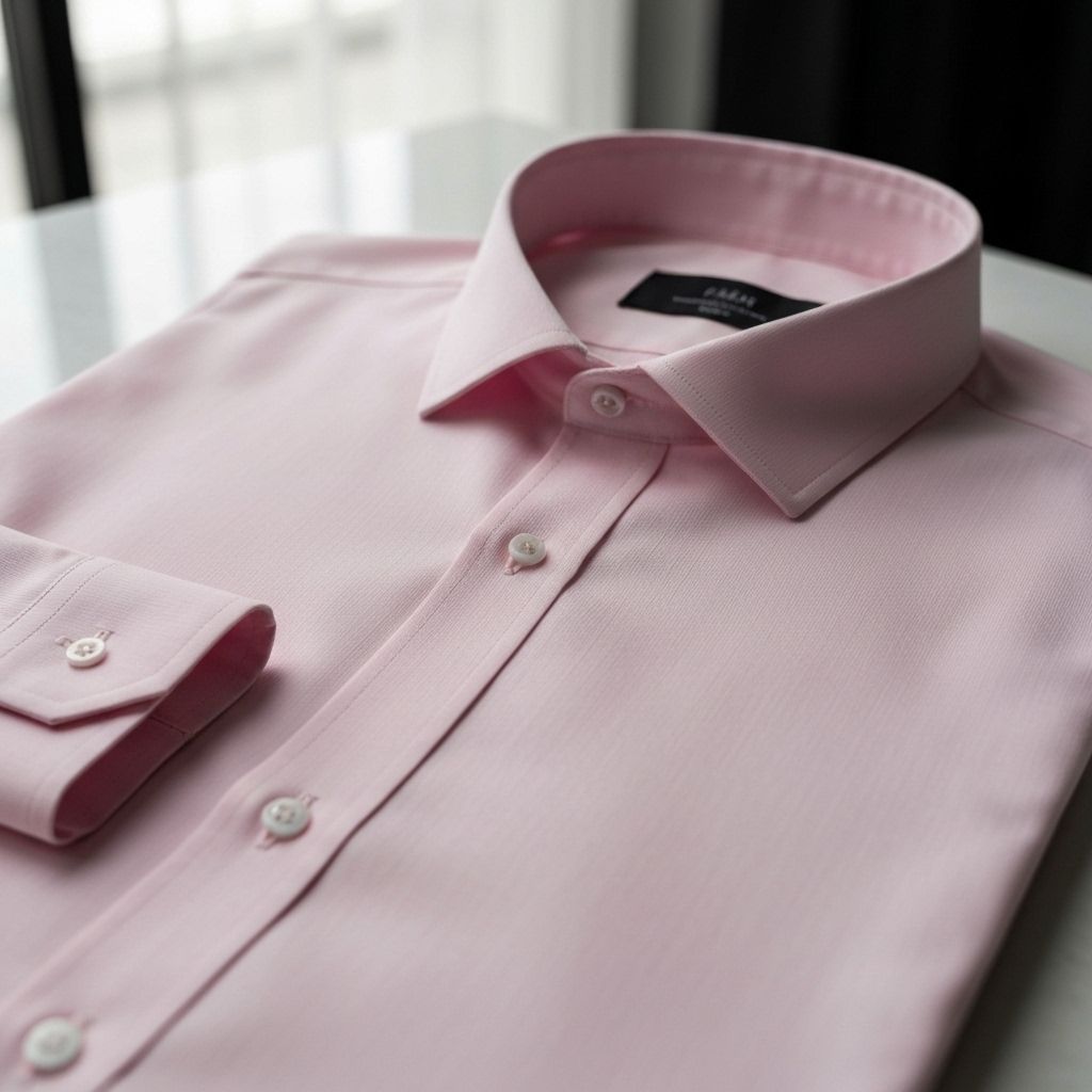 Camisa Rosa Pastel